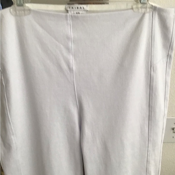 Tribal Flatten It pull on white pants XL new w/o tags - Picture 6 of 7